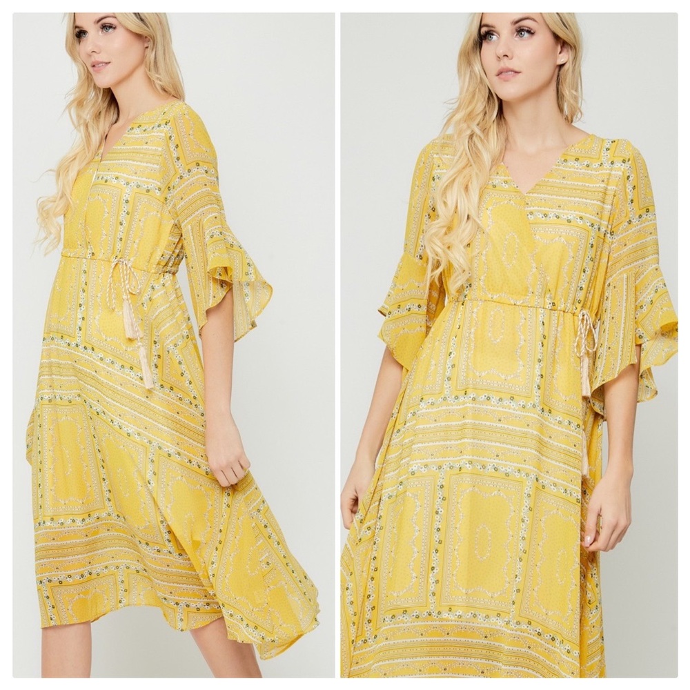 The Country Bohemian Vintage Style Dress - Picture 2 of 8